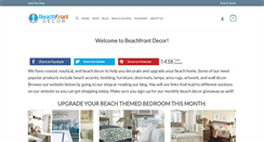 Desktop Screenshot of beachfrontdecor.com